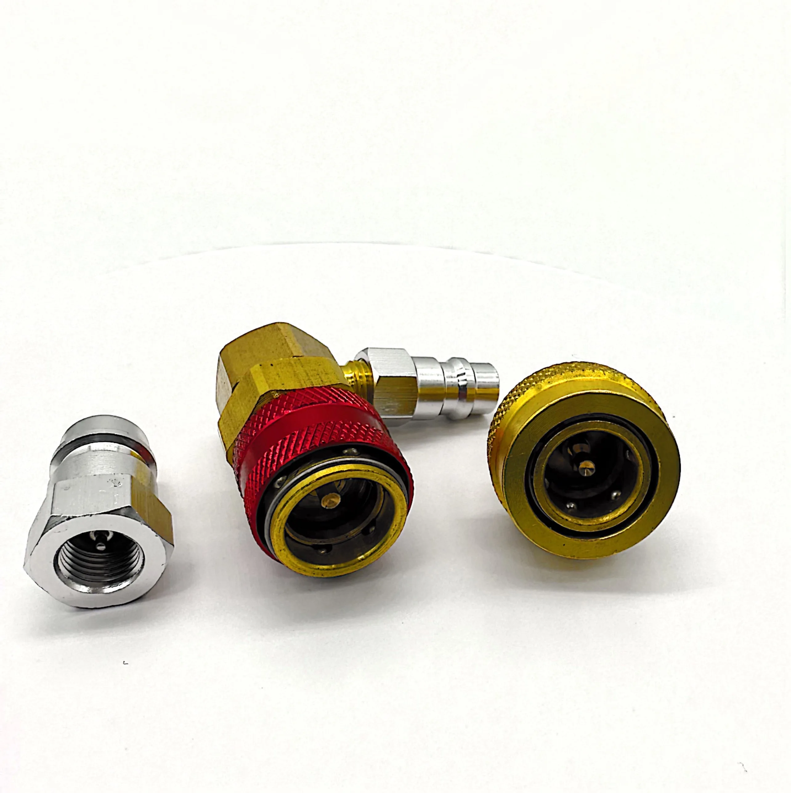 R134a Refrigerant Tank/vacuum Pump Adapter To R12 Fitting Adapter 1/2