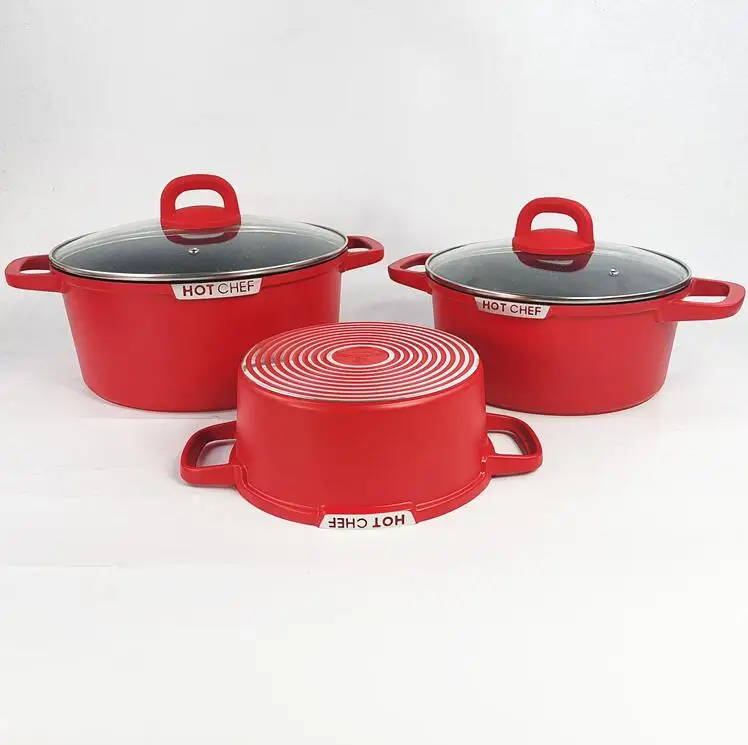 Classical Die Cast Aluminium Cookware Set Nonstick Cooking Pots Dessini