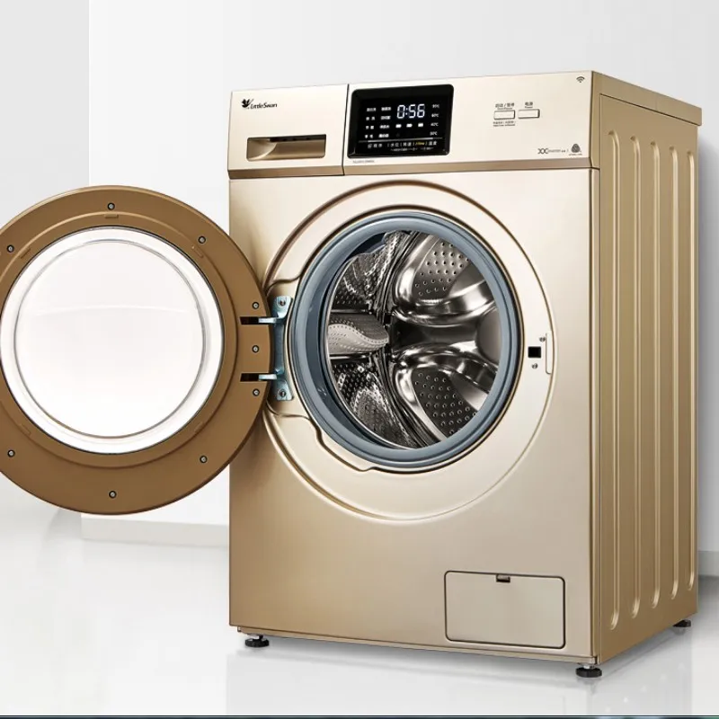 家用洗衣机变频大容量10千克全自动前装载低噪声巴氏杀菌病毒查杀
