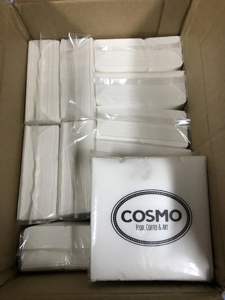 2 Ply Printed Paper Napkins Paper Serviettes Napkins For Restaurants