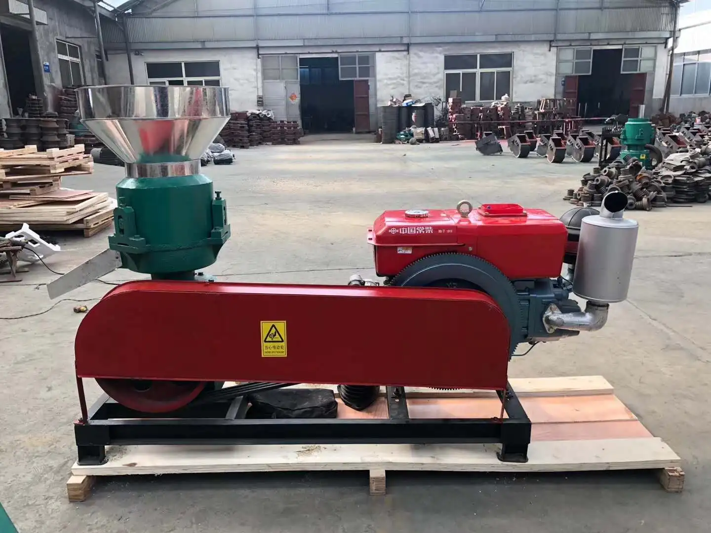 Diesel Engine Grass Chopper Poultry Cow Chicken Animal Feed Milling