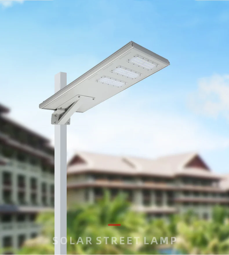 90W Solar LED Street Light Outdoor dusk to Dawn Security for Yard Garden Gutter Pathway and etc.