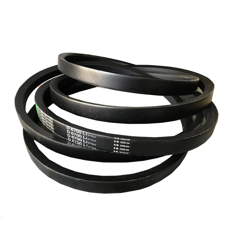 Long Lasting Industrial Rubber Narrow Banded V Belt With Size Chart