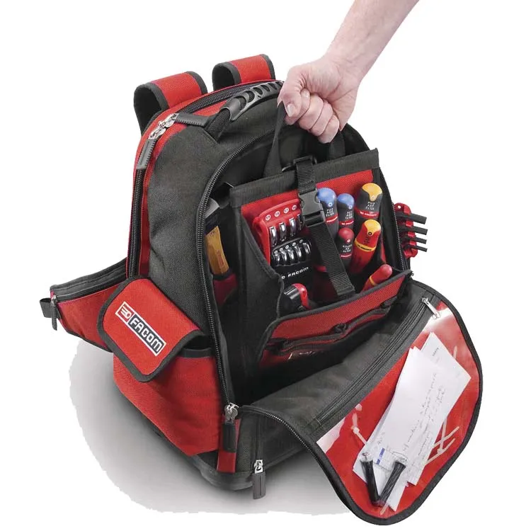 
Customized Large Capacity Heavy Duty Backpack Tool Bag With Laptop Space 