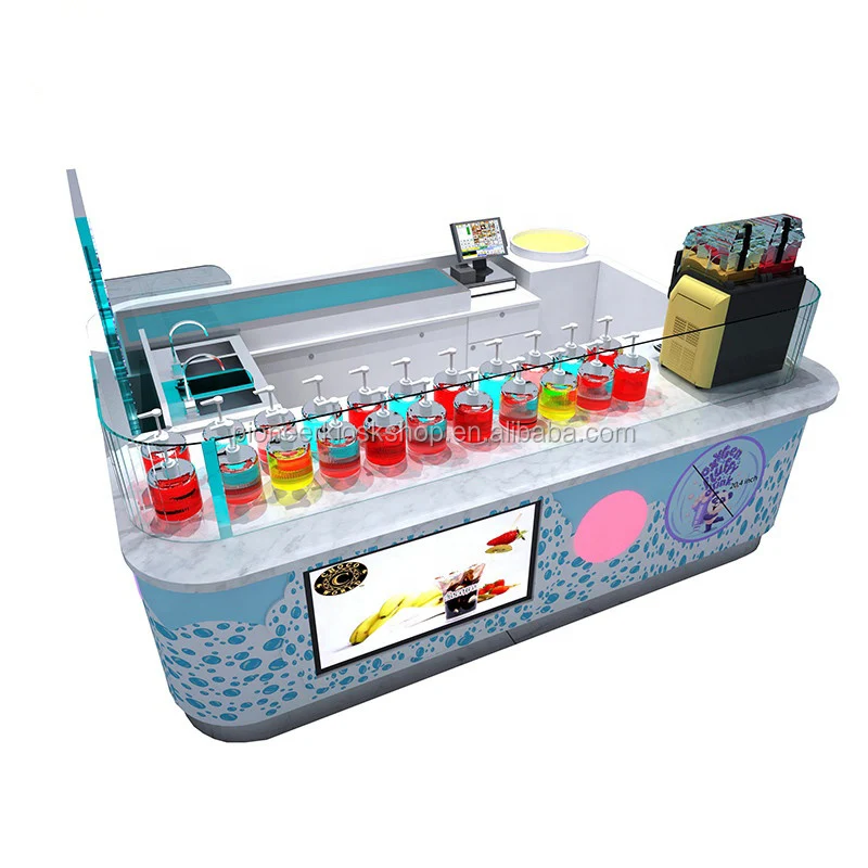 Customized Manufacturer Free Design Bubble Tea Counter
