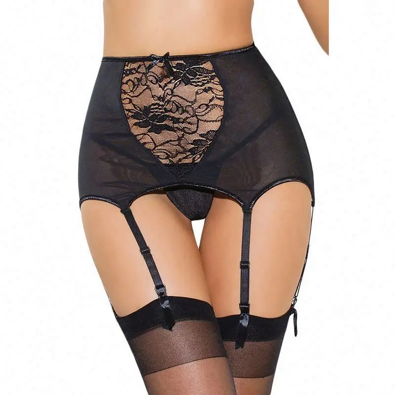 
2020 New Arrive Plus Size Lace Sexy Lingerie Stockings Women Garter Belt 