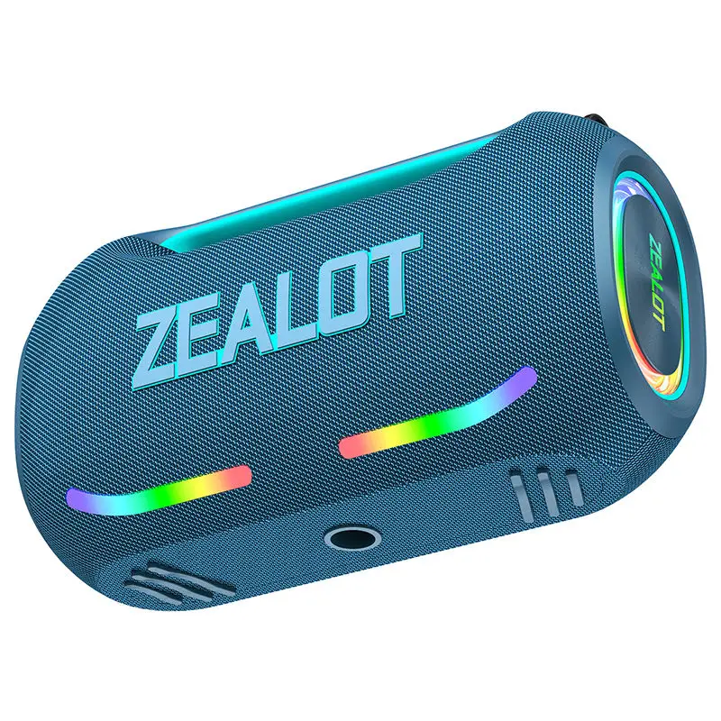 Zealot ZE41 250W Plastic RGB LED for Speaker with Rechargeable