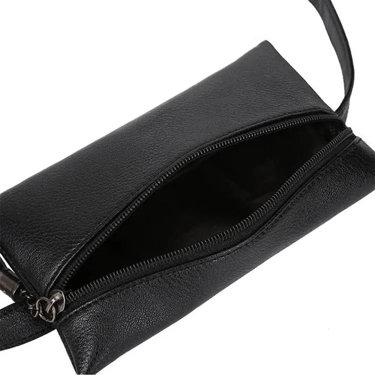 Cheap minimalist PU Leather Ladies Wallets for Women Female Cellphone Money Bag Girls tassel Clutch Card Women purses 2 ways