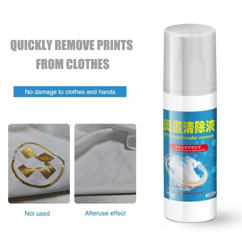 Highly Effective 1000ml 100ml DTF Remover Solution Compatible for ...