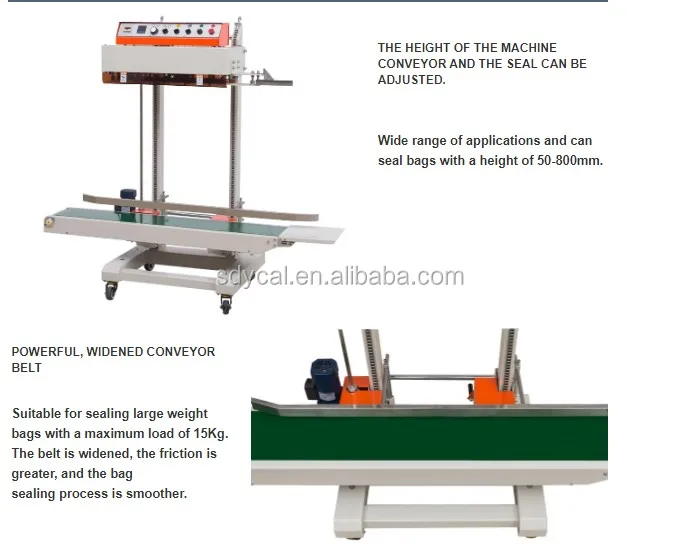 Prowowrial Vertical Conclothes Outfit Sets Bags Plastic Bag Sealing Machine Restaurant Food