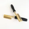 Factory Stove Heated Fine Wide Brass Teeth High Heat Press Comb, Salon Hair Straightener Pressing Hot Comb