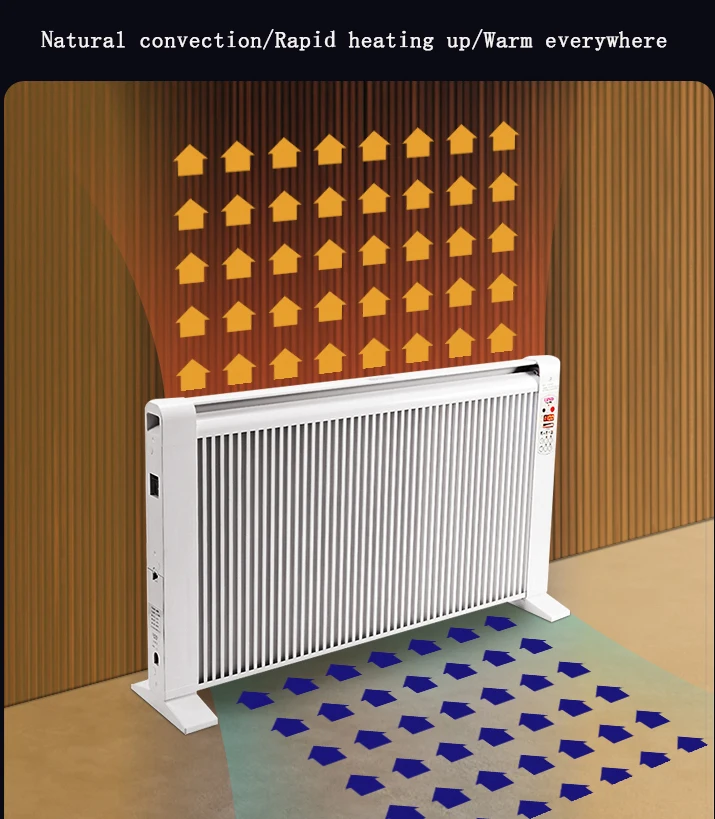 Wall Mounted Convector Heater, 2000w, Aluminum - detail 8