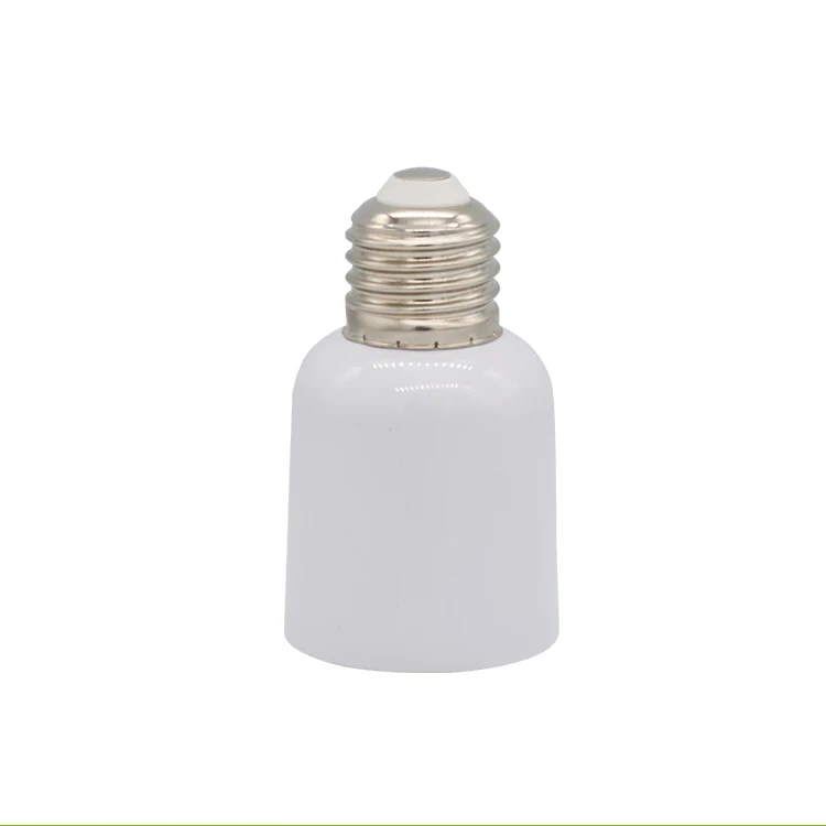 White Threaded base E27 to E40 Light Bulb Socket Adapter Converter Lamp Holder