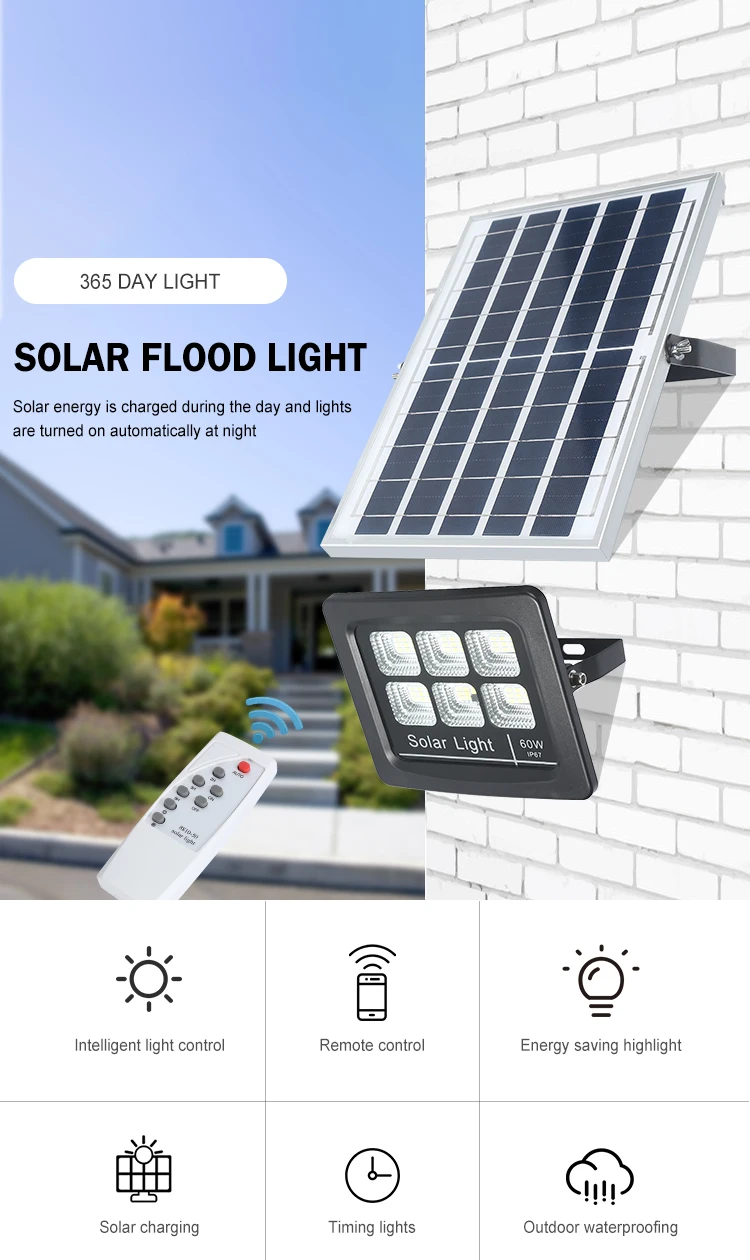 Reasonable price led solar flood light 50w 100 watt solar powered led flood light waterproof outdoor flood led spot light