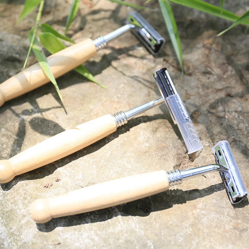 
ECO Friendly Disposable Double Edge Safety Bamboo Razor 