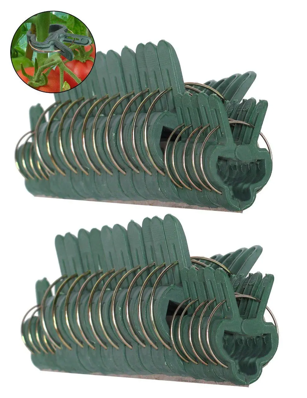 Greenhouse Hydroponics Green Color Garden Plastic Clip/ Plant Support