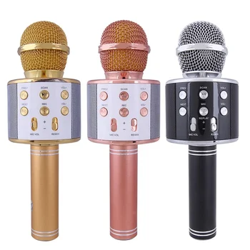 Ws-858 Bluetooths Wireless Microphone    Handheld Karaoke Mic