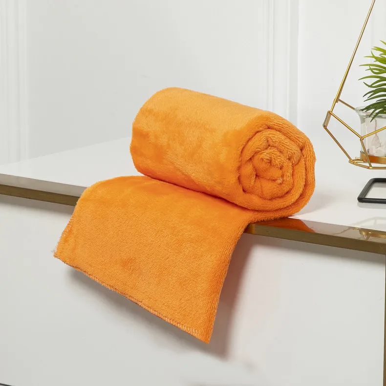 Autumn Winter Coral Fleece Flannel Blanket Single Layer Print Eco-friendly Modern Home & Bedding Use Customizable Knitted manufacture