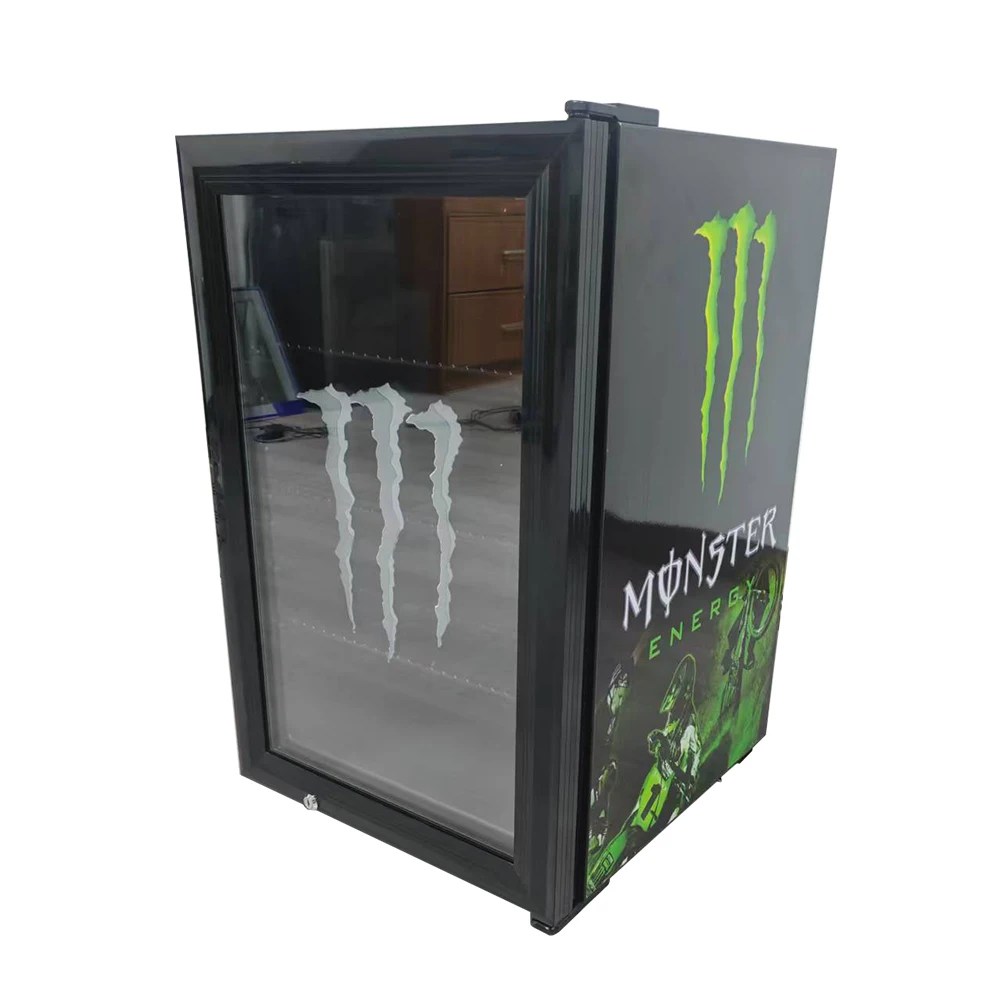 SC70 70L Monster/Energy Drink 500ml Mini Fridge with Led Light