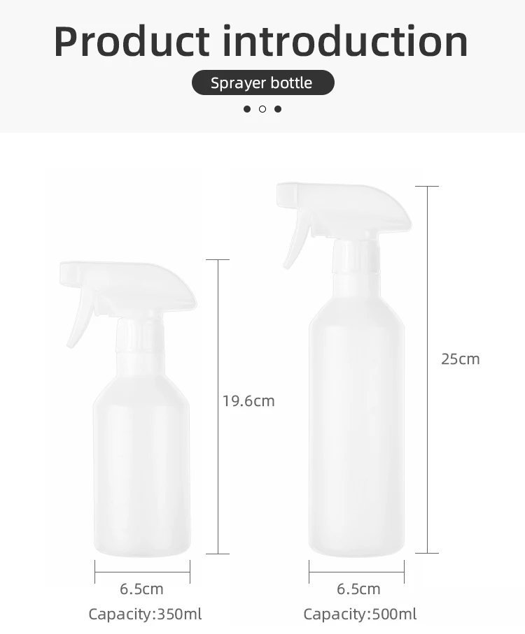 Trigger Water Can 500ml Empty Plastic Bottle With Trigger 350ml Sprayer ...