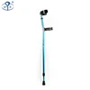 New design aluminum elbow crutch adjustable folding crutch with absorb shocking devices forearm crutch
