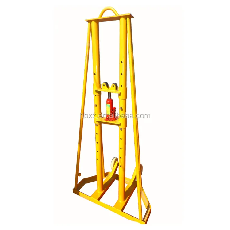 Ground Cable Laying Hydraulic Drum Jacks Cable Jacks For Wire Releasing