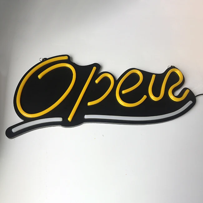 easy opearte colorful customized neon open sign