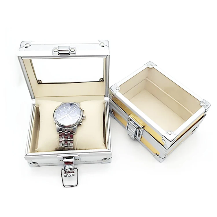 Multifunctional Mini Wholesale Custom Gold Color Aluminum Case Watch