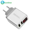 EONLINE High quality For Samsung S8 S9 Xiaomi 8 Huawei Fast Wall Charging For iPhone 6 7 8 X XS Max iPad 2 USB LCD wall charger