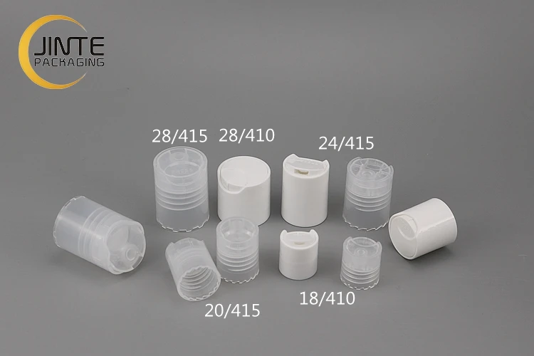 Hot Selling Dispenser Cap for Hand Sanitizer 18/410 20/410 20/415 24/410 24/415 28/410 28/415 Plastic Disc Cap