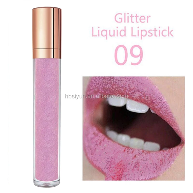 Long Lasting Lip Gloss Makeup Candy Color Waterproof Glitter Liquid