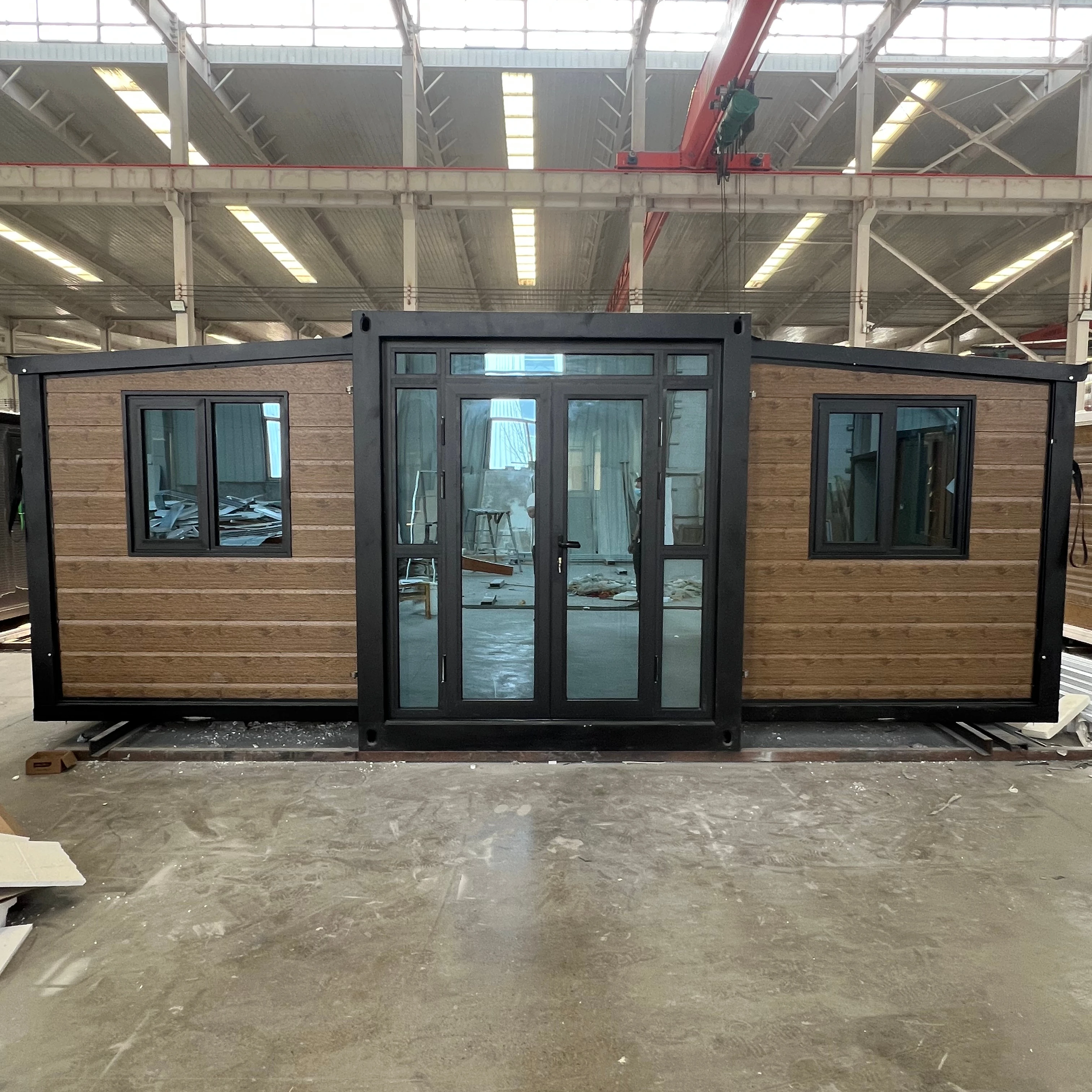 product custom sized luxury villa residential container stainless steel expandable prefabricated container house-4