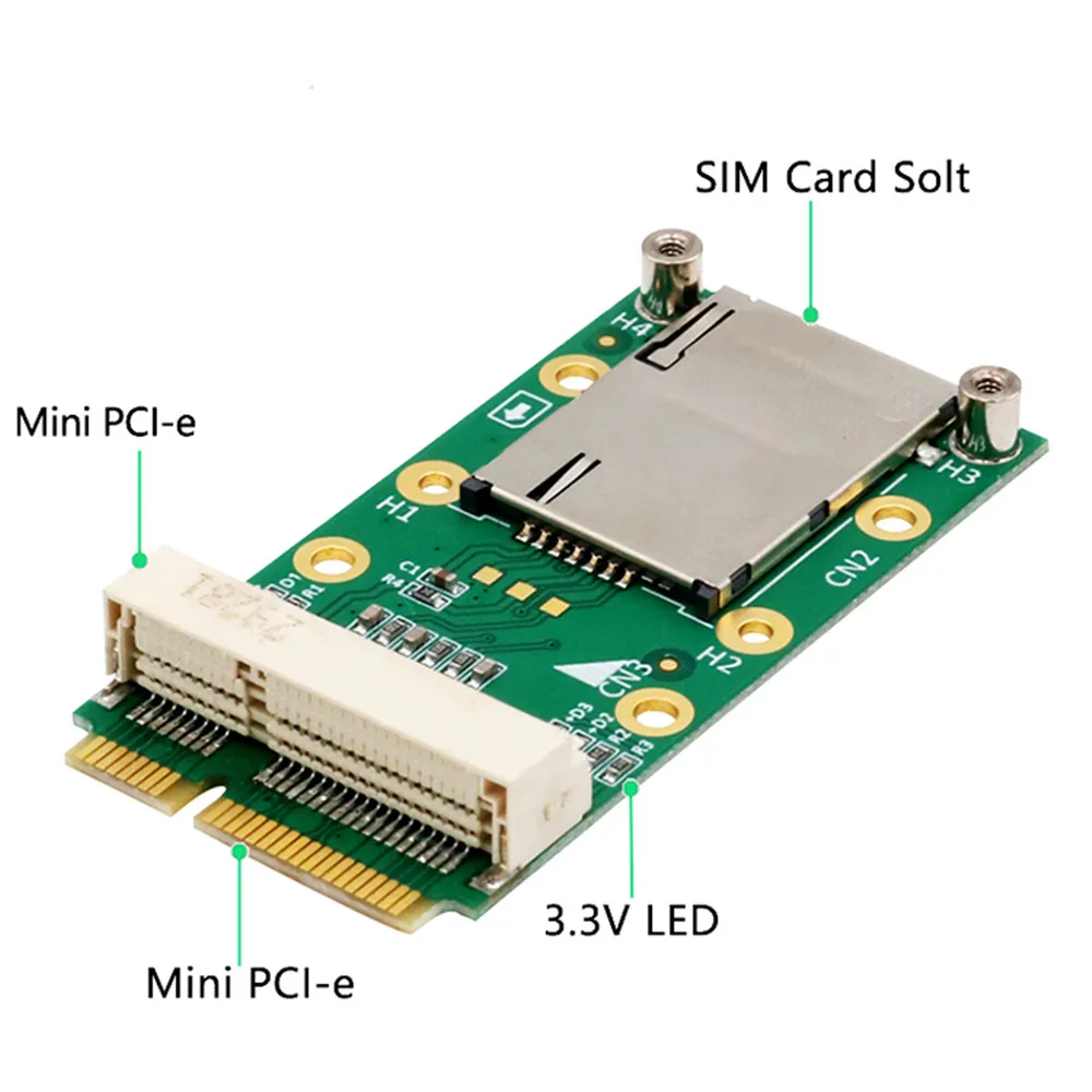 Taidacent Mini Pcie Usb Adapter Breakout Board Pci To Pcie Converter