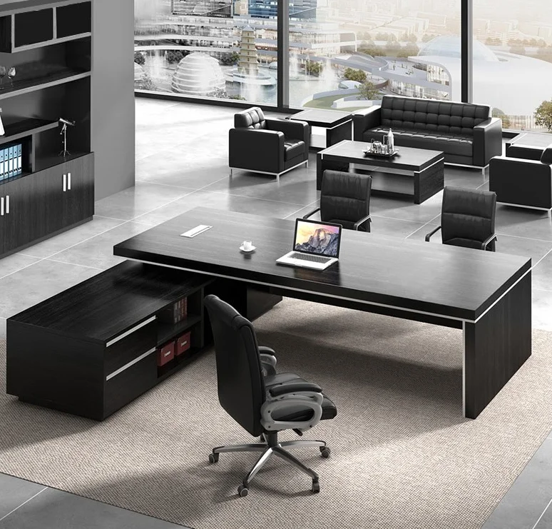 New Arrival Commerical Economic Executive Ceo Office Desk With Side