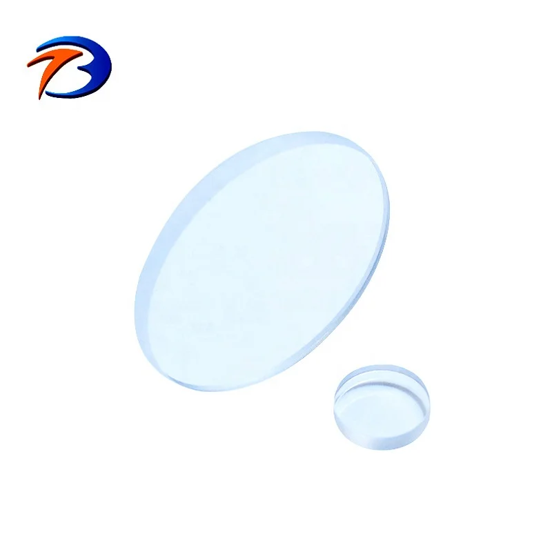 diameter 55mm fused silica quartz glass window v coating 355nm  for laser debris shields