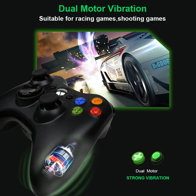 Hot Sell Wireless/wired Controller Gamepad For Xbox 360 Controle ...