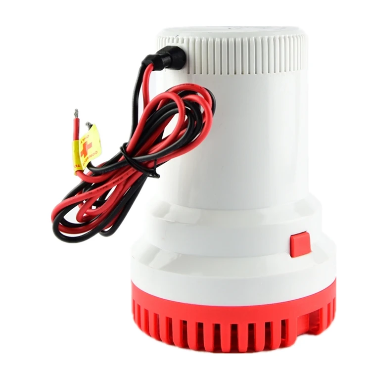 QUIETFLO 2000GPH 12V mini marine auto boat bilge water pump for yacht