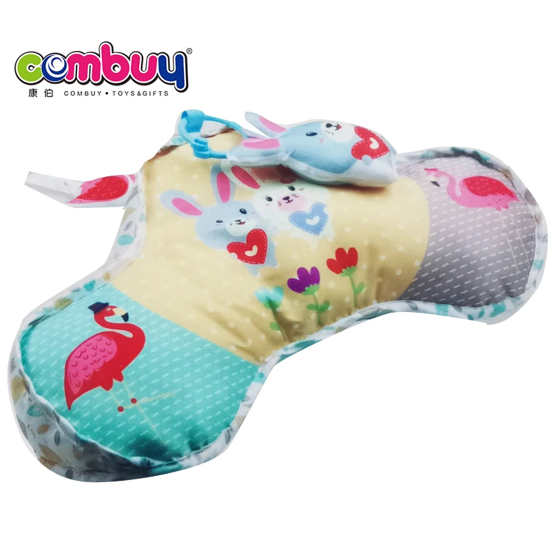 Fitness Tummy Time Pillow Detachable Ring Toys Bed Baby Head