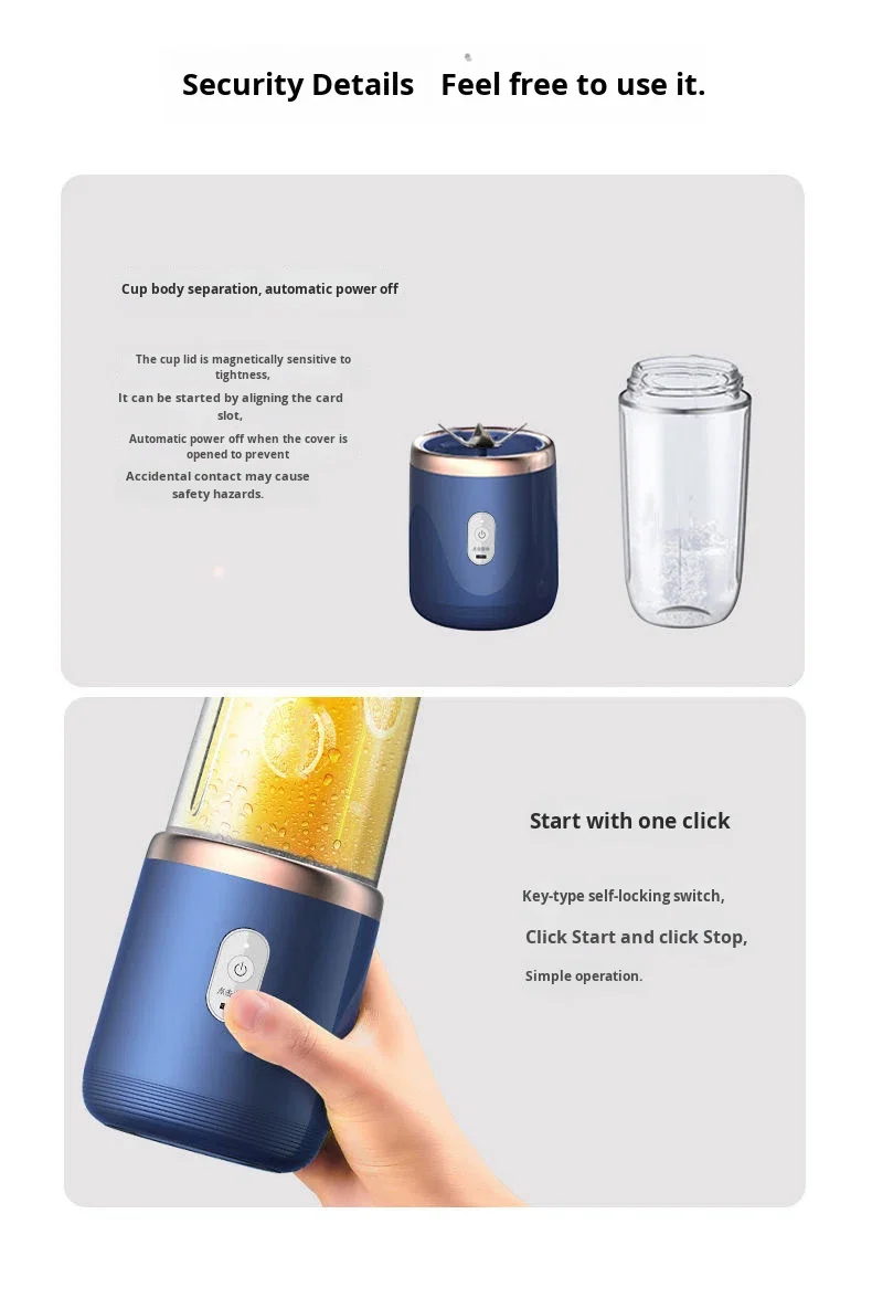 Wholesale Smart Portable Fashion USB Personal Mini Juicer Blender Portable Mixer Machine FJ007 Hf50a79220a744388ba1be3c968601d176
