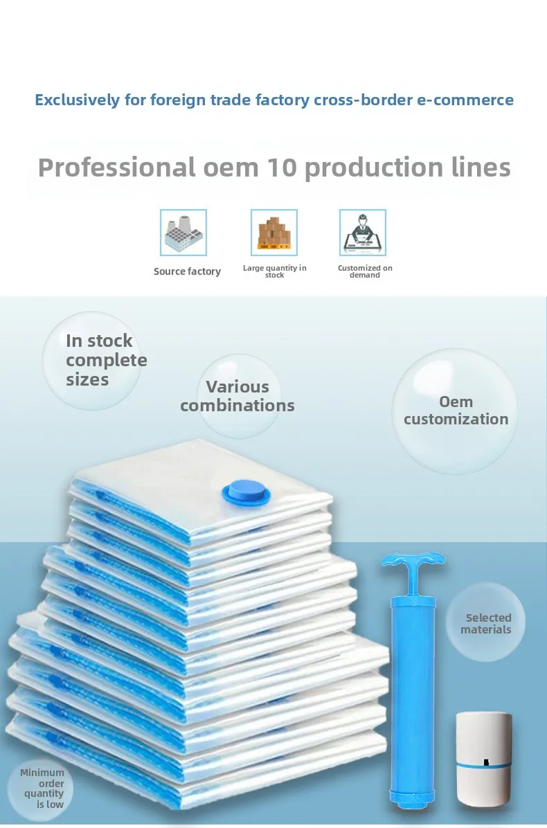 Eco-Friendly Cartoon Vacuum Storage Bags - Anti-Dust & Moisture Proof Design