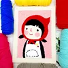 Russia Poke embroidery little red riding hood DIY embroidery materials bag wool embroidery manual