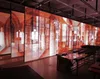 Transparent led ice screen glass curtain wall of transparent window display in jewelry shop