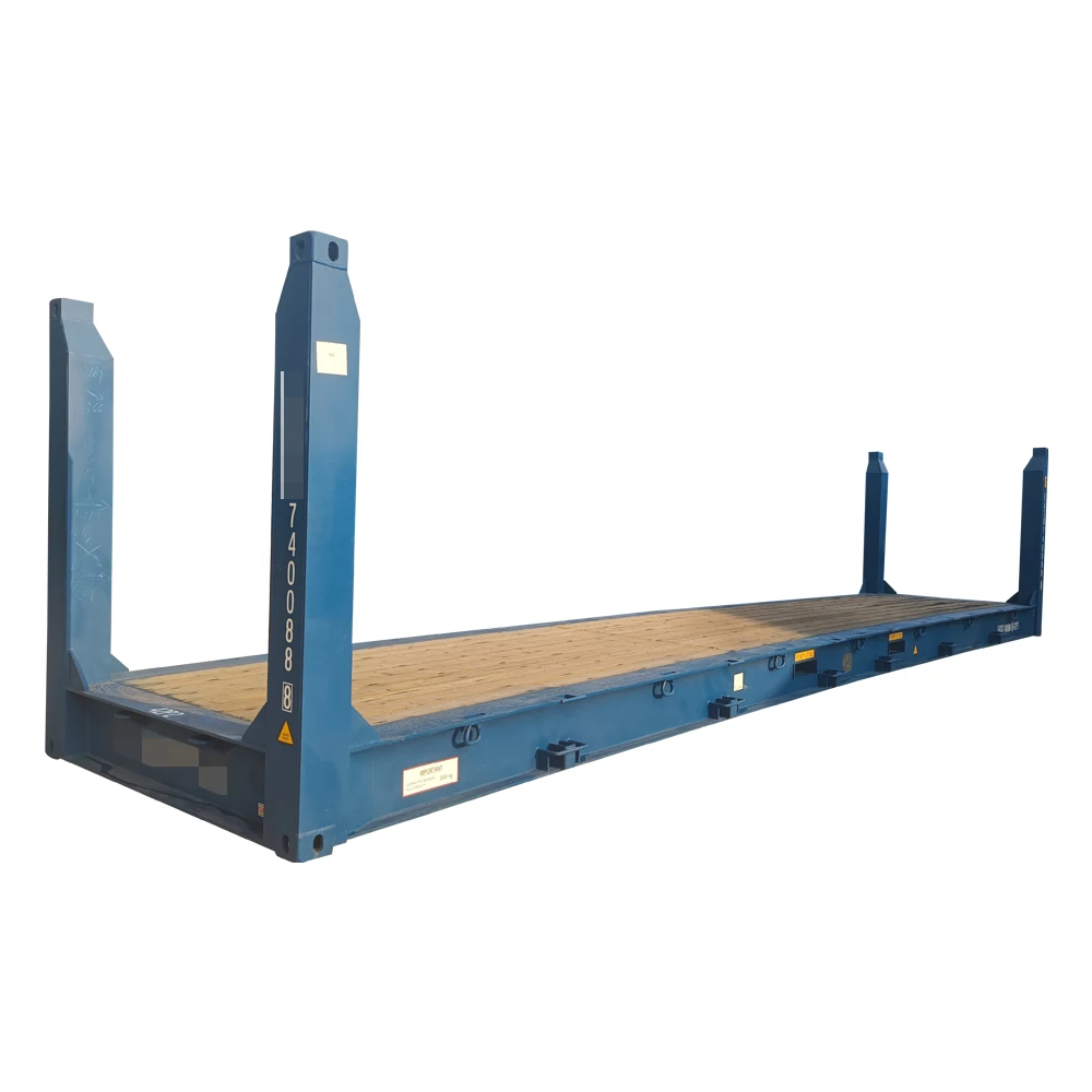 40ft Fixed Post Flatracks With Base And Four Fixed Corner Post 40ft