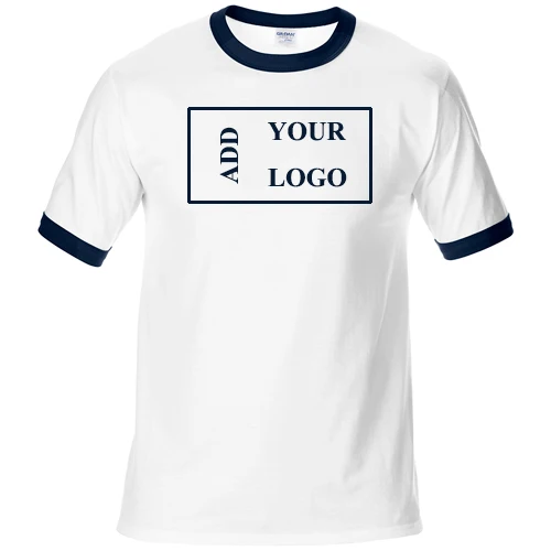 180gsm Cotton Custom Printed Embroidered Logo Men Ringer T Shirt Buy Custom Cotton Ringer