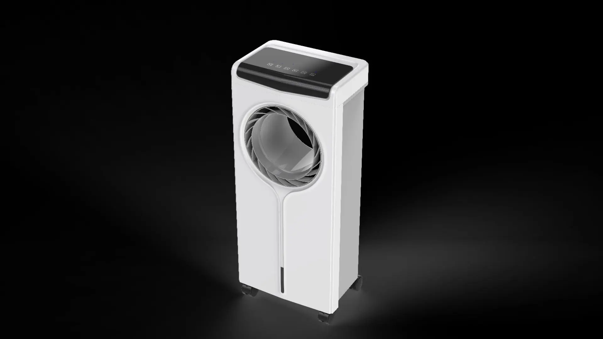 流行设计风冷装饰立式风扇优质大功率塑料家用