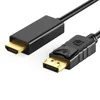 High Speed male to male 4K X 2K 6 Feet 1.5m ThunderBolt Mini DisplayPort DP to HDMI Adapter Cable For Mac