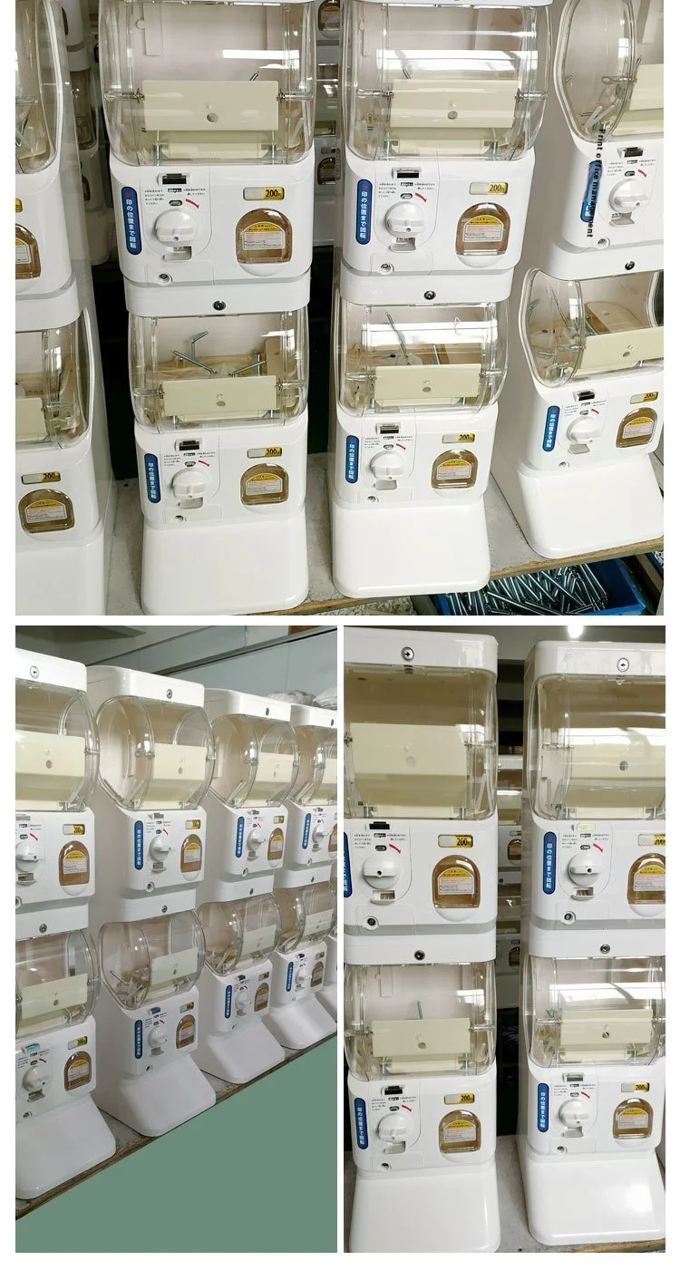 Manufacturer Wholesale Children's Coin Operated Double Layer Capsule Toy Machines Various Countries & Japanese Yen Capsule Toys