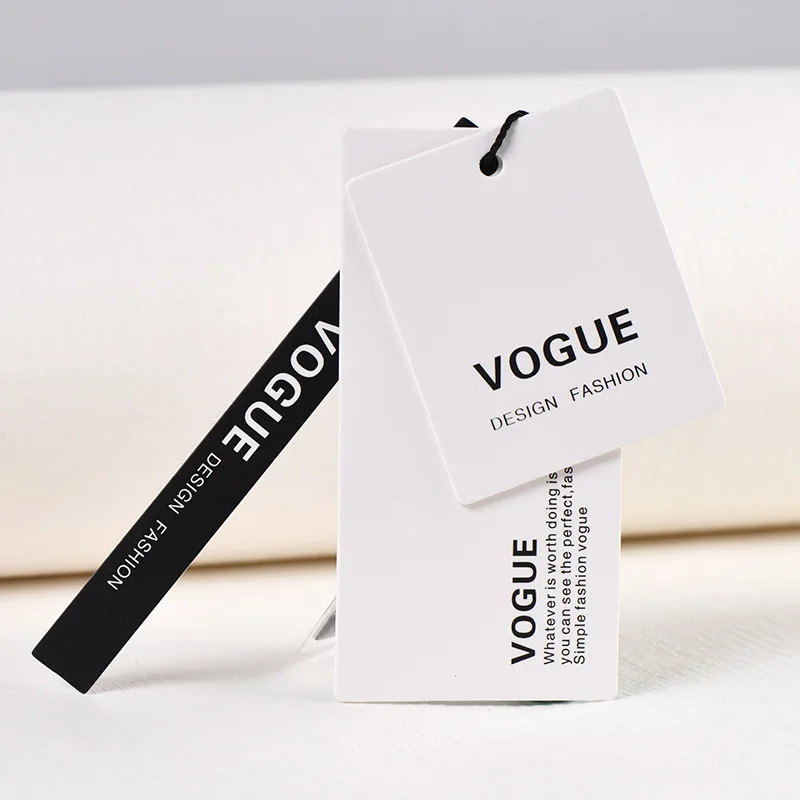 Custom Paper Clothing Tags for Men's and Women's Garments Personalized ...