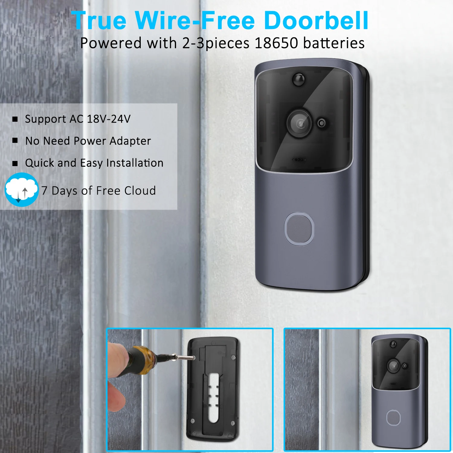 Factory Price Smart Home Doorbell Hd 1080p Ring Wifi Enabled M10 Video