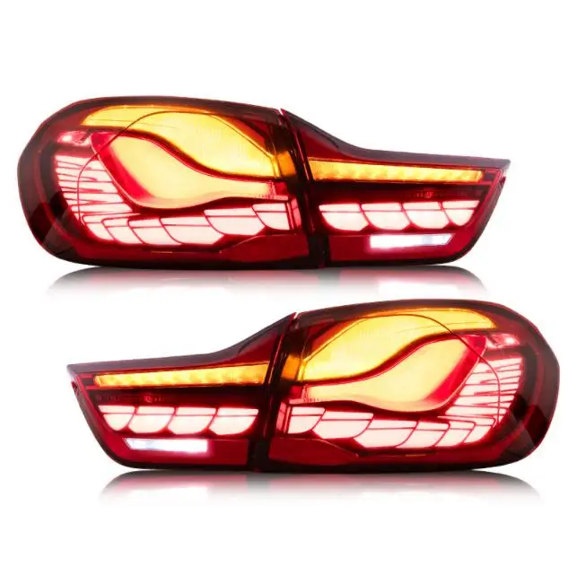 Factory Full Led Taillights Rear Light 20142020 Squama Shape Sequential Back Tail Lights For